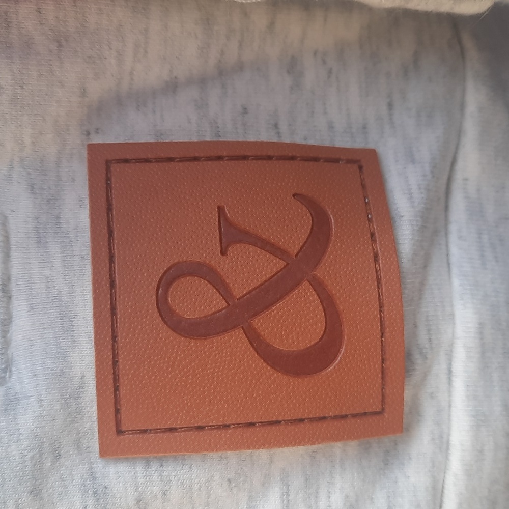 Ampersand Avenue Double hood Floral Accent Sweatshirt Hoodie - Picture 4 of 10